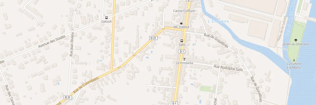 Plan du 25 Rue de Colombiers à Châtellerault