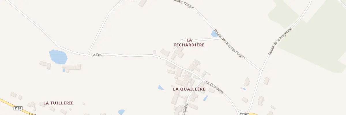 Plan du 18 La Quaillère à Tercé