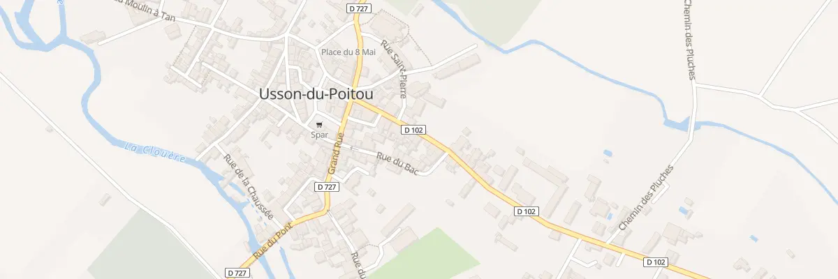 Plan du 16 Rue du Gen de Gaulle à Usson-du-Poitou