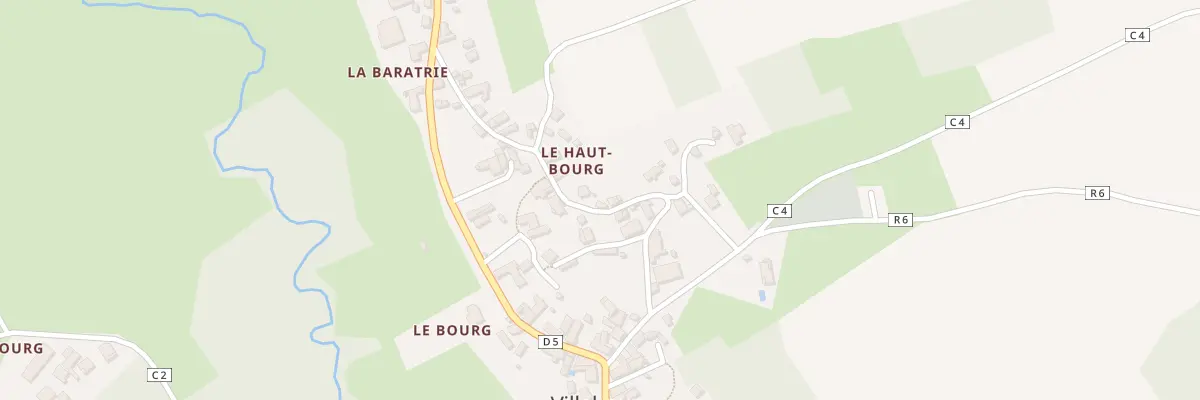 Plan du 6 Rue du Château à Villebourg