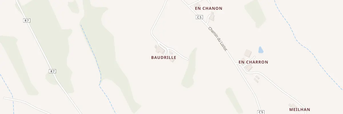 Plan du 5020A A Baudrille à Lasséran