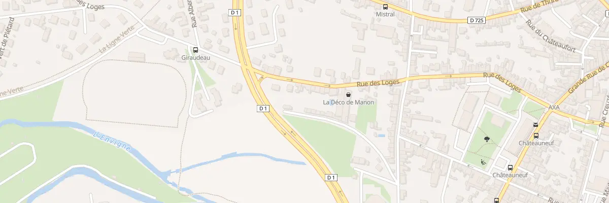 Plan du 79 Rue des Loges à Châtellerault