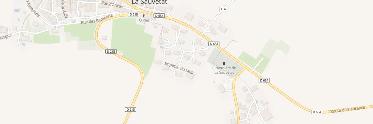 Plan du 5237 Les Capots à La Sauvetat