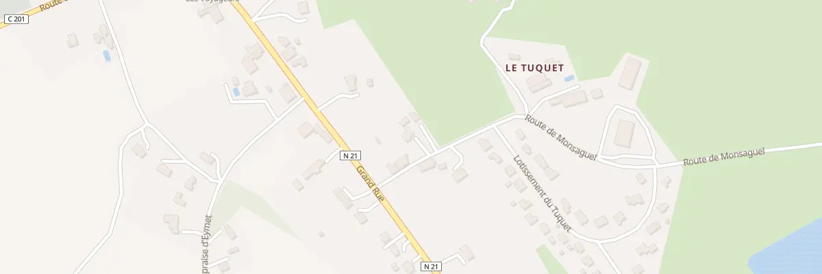 Plan du 150A Le Bourg Est à Bouniagues