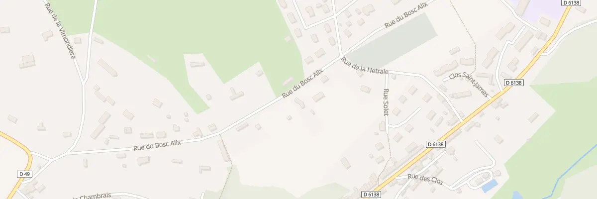 Plan du 16 Rue du Bosc Alix à Broglie