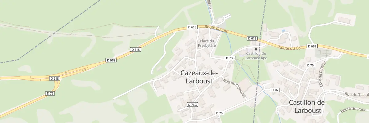 Plan du 1 Rue de Campané à Cazeaux-de-Larboust