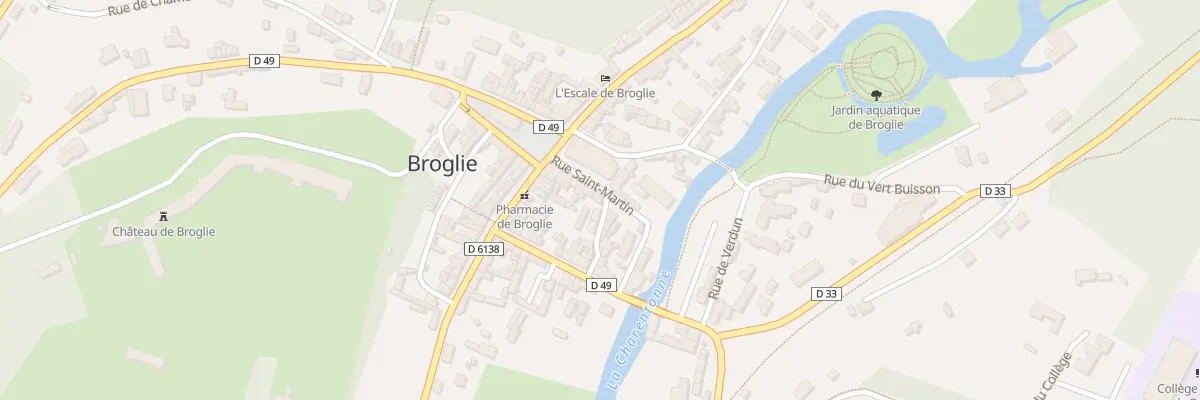 Plan du 12 Rue Saint-Martin à Broglie