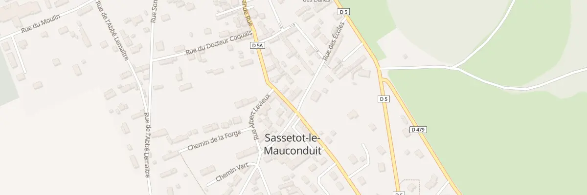 Plan du 16 Rue des Ecoles à Sassetot-le-Mauconduit
