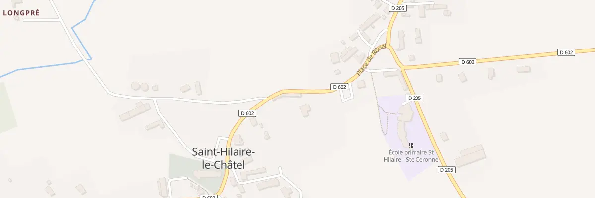 Plan du 2 Rue Stanislas Ratel à Saint-Hilaire-le-Châtel