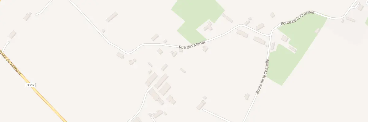 Plan du 10 Rue des Martel à Ypreville-Biville