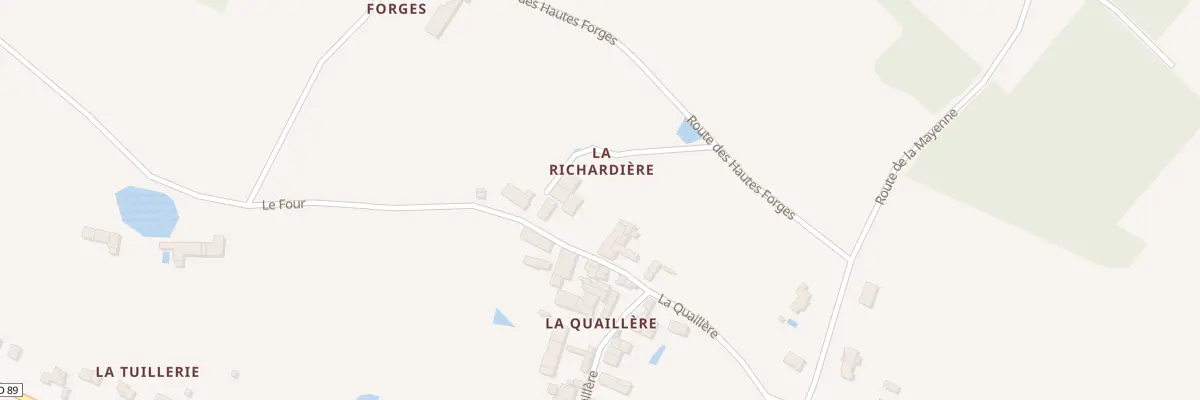 Plan du 16 La Quaillère à Tercé