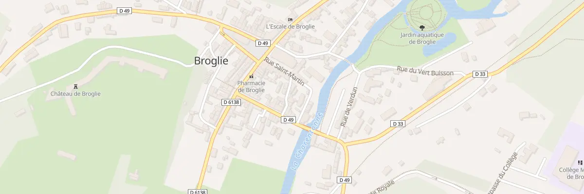Plan du 6 Rue Planche Bottin à Broglie