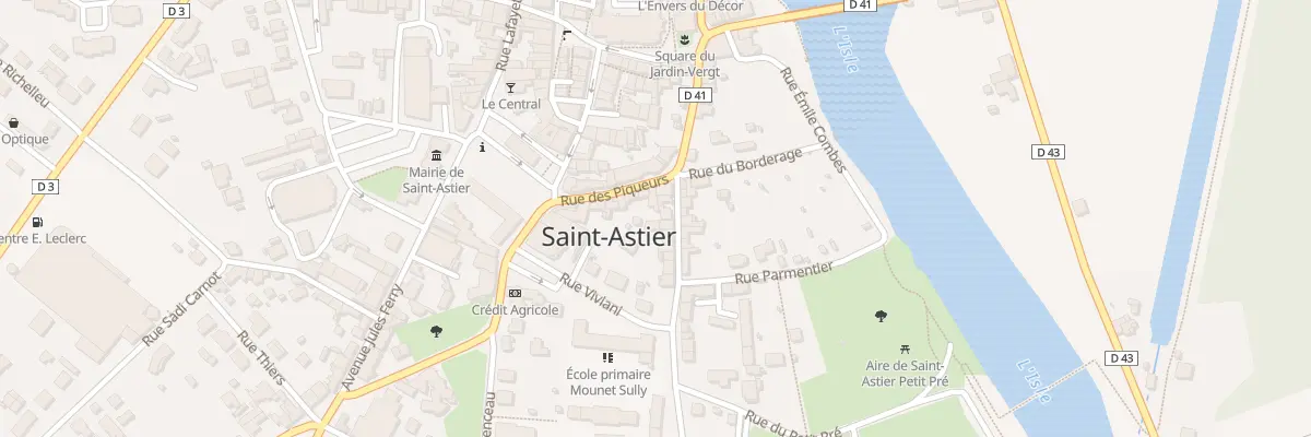 Plan du 8 Rue Lagrange Chancel à Saint-Astier
