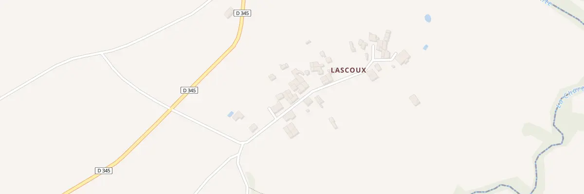 Plan du 9 Lascoux à Saint-Laurent-de-Céris
