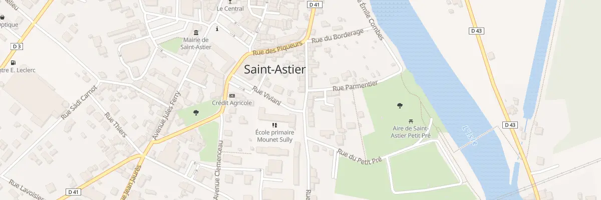 Plan du 24 Rue Lagrange Chancel à Saint-Astier