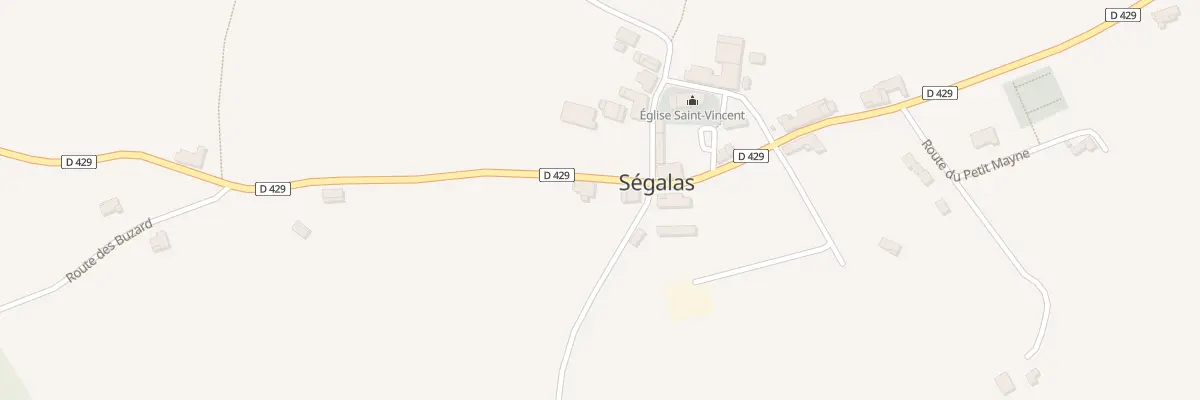 Plan du 57 Rte de Maurillac à Ségalas