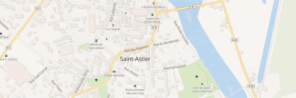Plan du 2 Rue Lagrange Chancel à Saint-Astier
