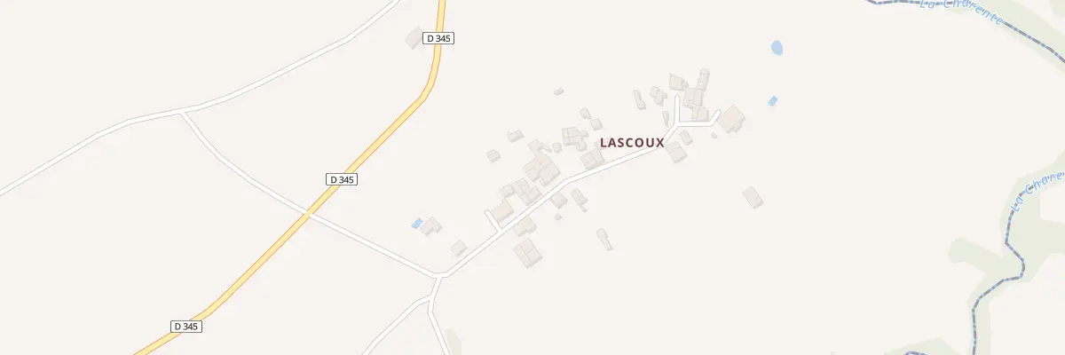 Plan du 11 Lascoux à Saint-Laurent-de-Céris