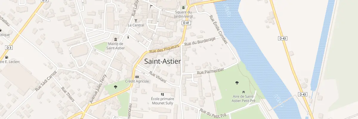 Plan du 10 Rue Lagrange Chancel à Saint-Astier