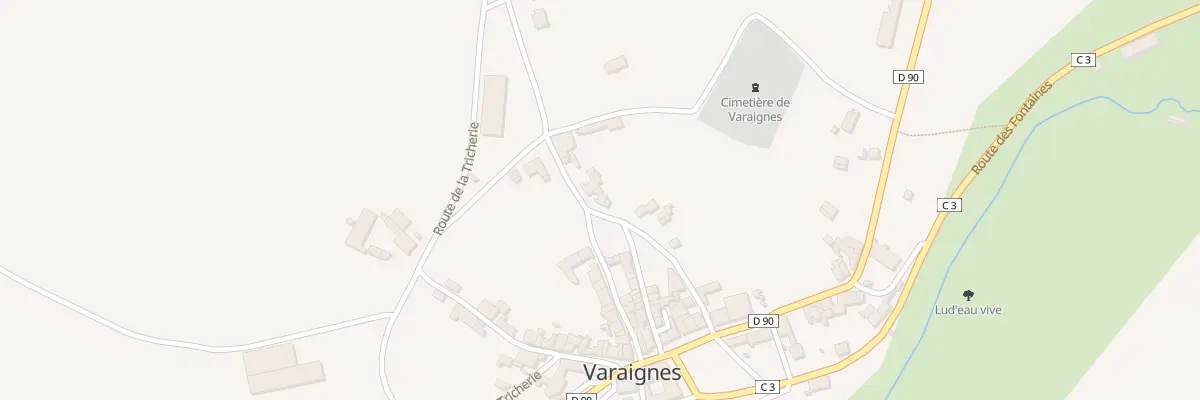 Plan du 140 Rue de Bretagne à Varaignes