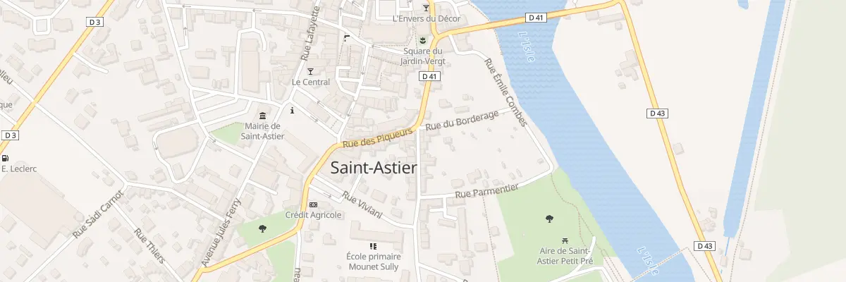 Plan du 1 Rue Lagrange Chancel à Saint-Astier