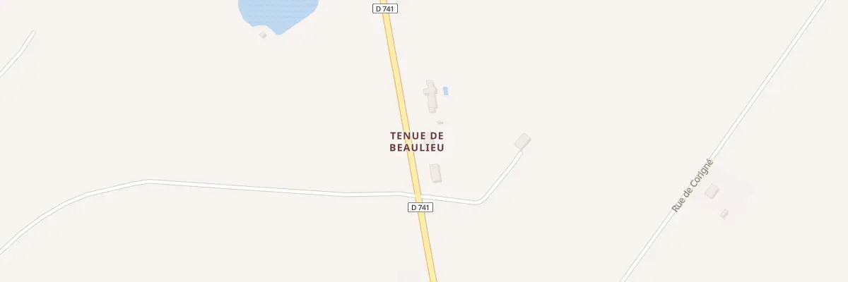 Plan du 4 Tenue de Beaulieu à Saint-Martin-l’Ars