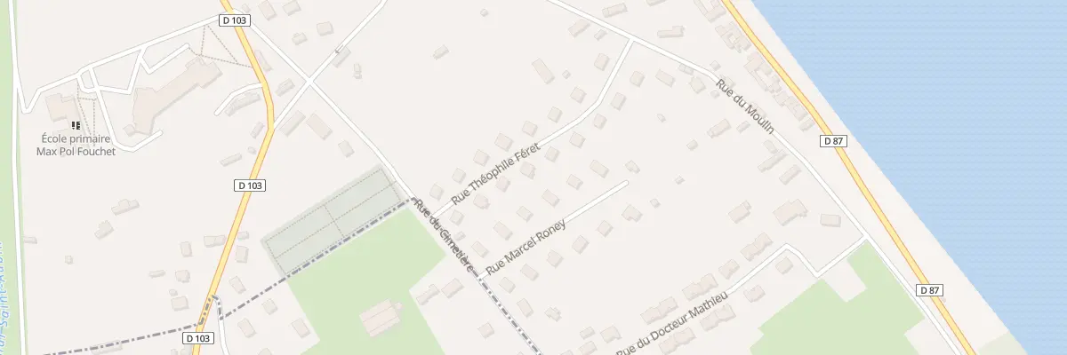 Plan du 8 Rue Théophile Féret à Quillebeuf-sur-Seine