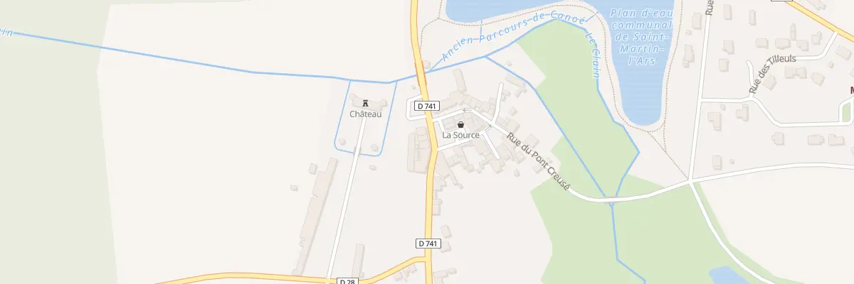 Plan du 4 Pl du Souvenir à Saint-Martin-l’Ars