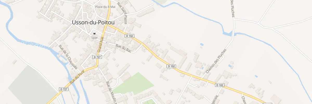 Plan du 17 Rue du Gen de Gaulle à Usson-du-Poitou