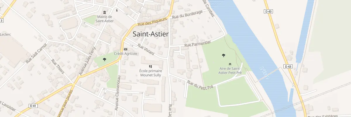 Plan du 21 Rue Lagrange Chancel à Saint-Astier