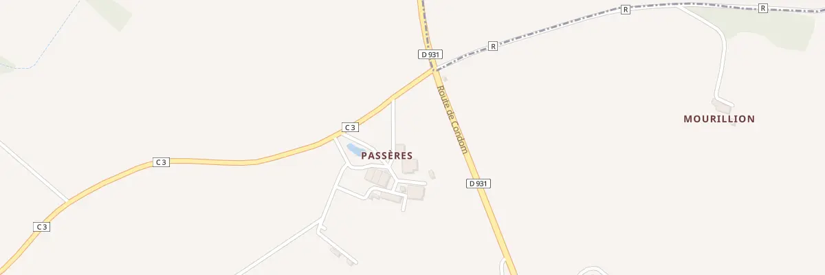 Plan du 69 Passeres à Saint-Vincent-de-Lamontjoie