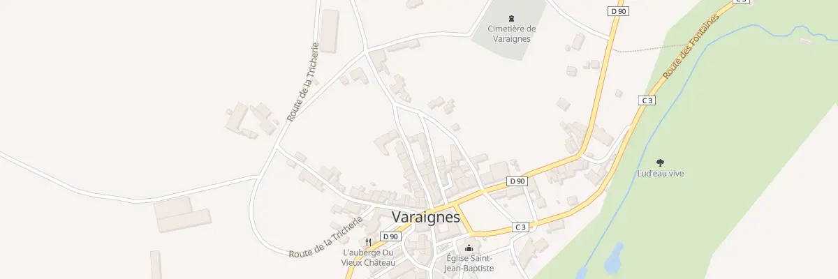 Plan du 83 Rue de Bretagne à Varaignes
