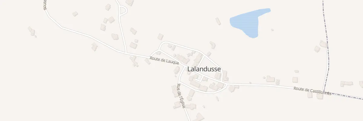 Plan du 184 Rue Principale à Lalandusse