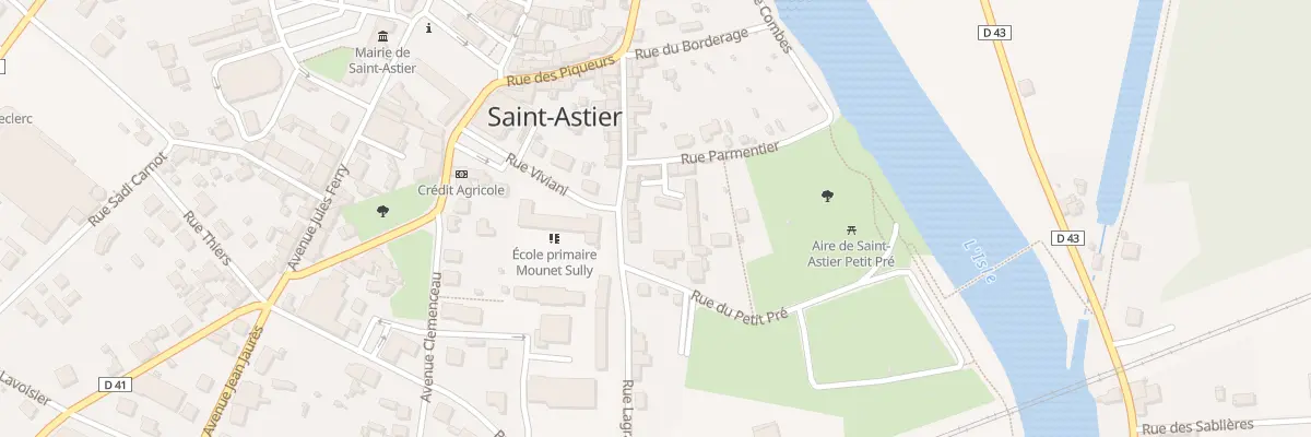 Plan du 23 Rue Lagrange Chancel à Saint-Astier