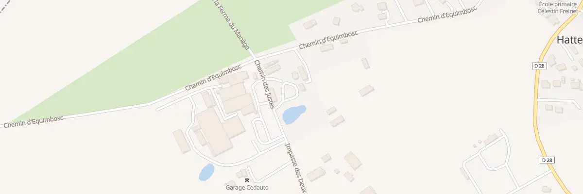 Plan du 79 Chem des Justes à Hattenville