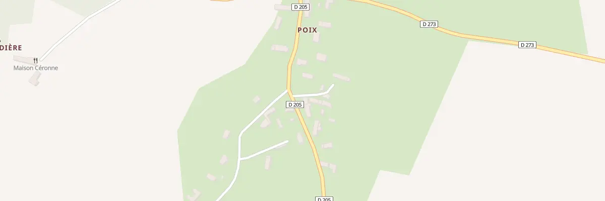 Plan du 10 Poix à Sainte-Céronne-lès-Mortagne