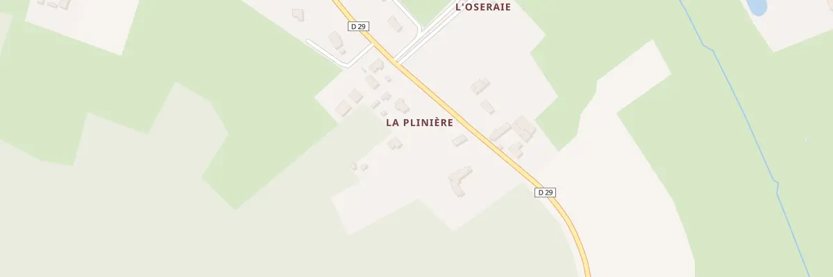 Plan du 726 Rte de la Béguinière à Tuffé Val de la Chéronne