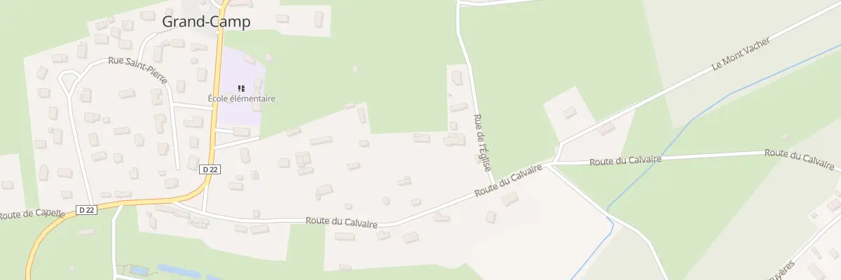 Plan du 40 Rue de l’Eglise à Grand-Camp