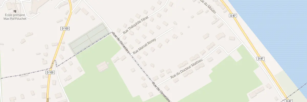 Plan du 6 Rue Marcel Roney à Quillebeuf-sur-Seine