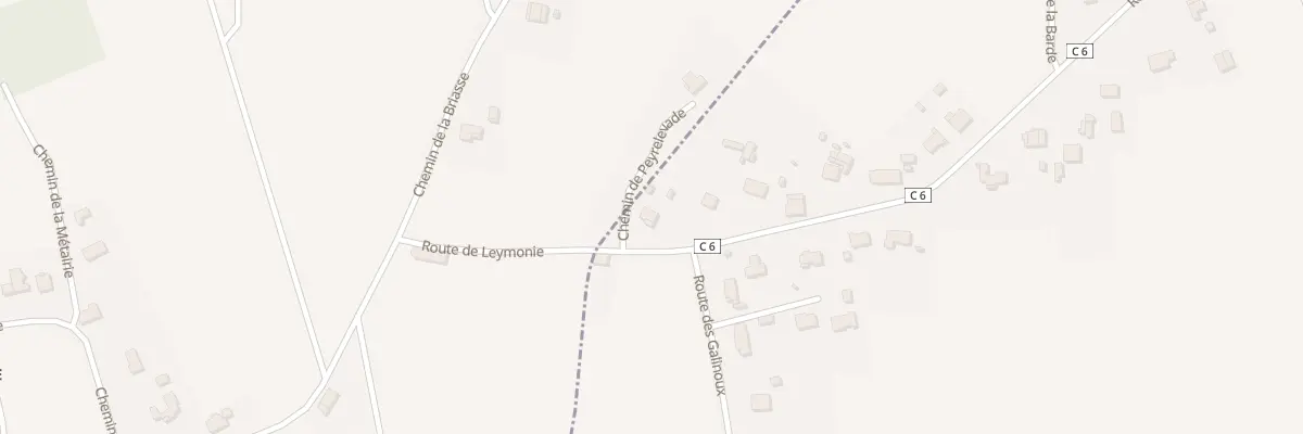 Plan du 1 Rte de Leymonie à Creysse