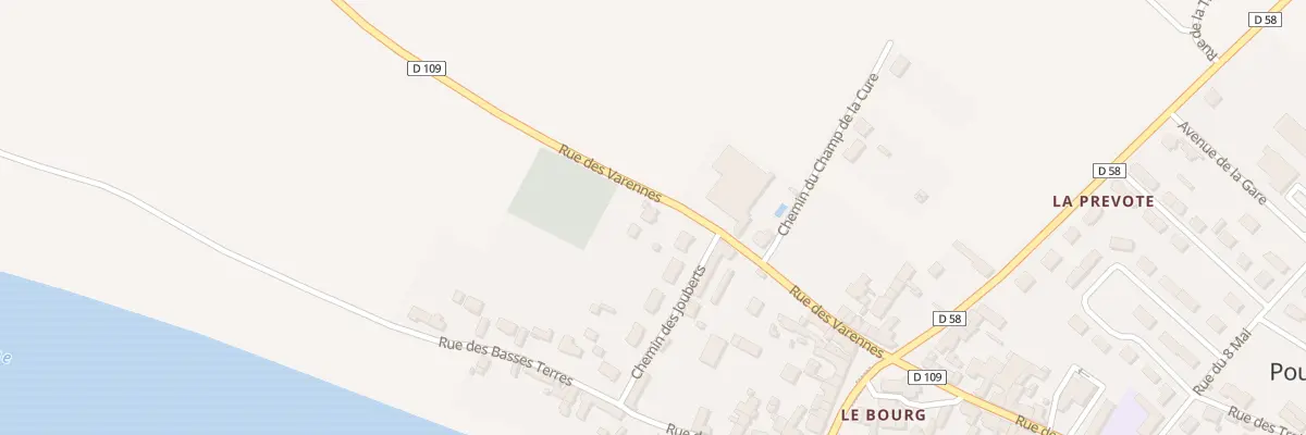Plan du 17 Rue des Varennes à Pouzay