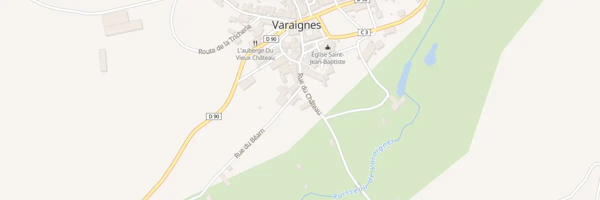Plan du 23 Rue du Béarn à Varaignes