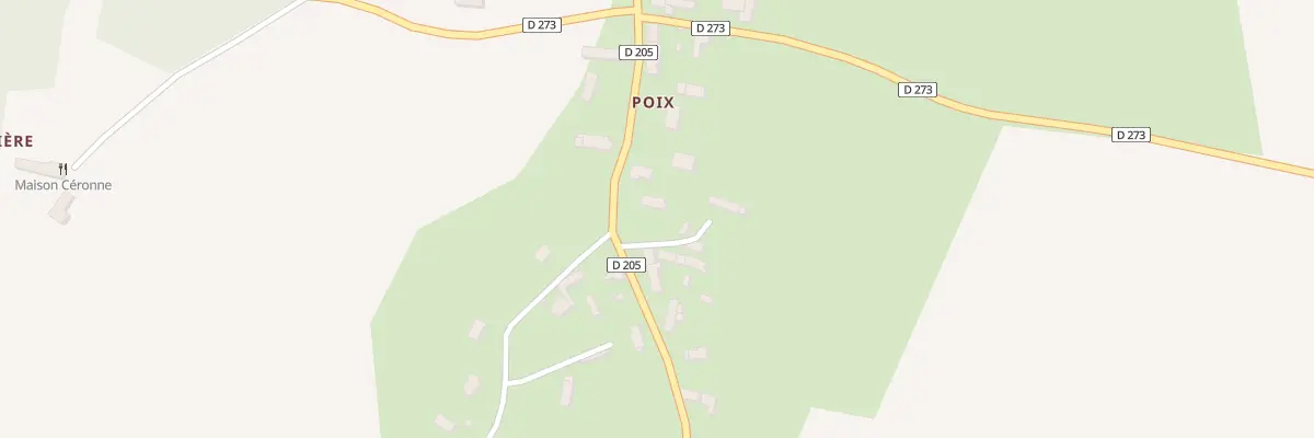 Plan du 18 Poix à Sainte-Céronne-lès-Mortagne