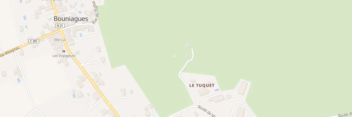 Plan du 8 Che de la Garenne à Bouniagues