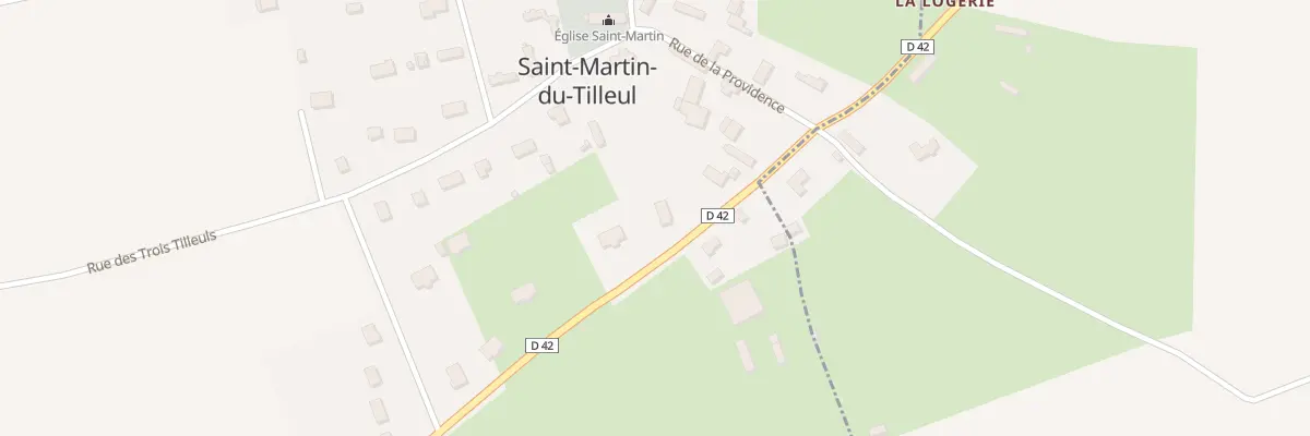 Plan du 5021F Saint Martin à Saint-Martin-du-Tilleul
