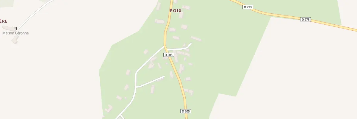 Plan du 35 Poix à Sainte-Céronne-lès-Mortagne