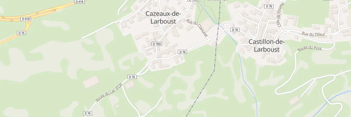 Plan du 165 Rte du Lac d’Oô à Cazeaux-de-Larboust