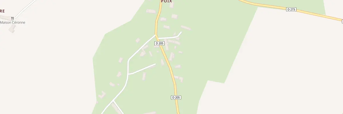 Plan du 6 Poix à Sainte-Céronne-lès-Mortagne