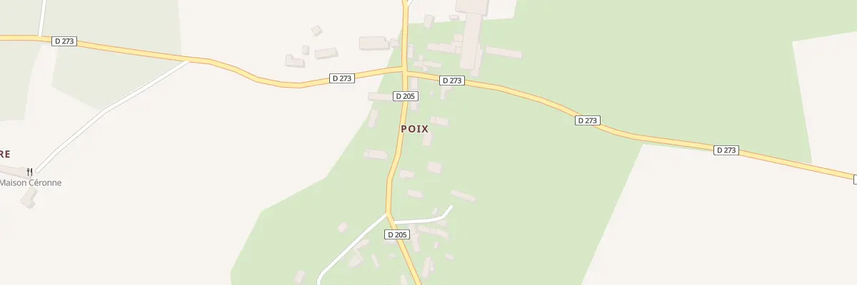 Plan du 22 Poix à Sainte-Céronne-lès-Mortagne