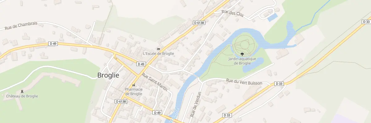 Plan du 1 Rue de Bougy à Broglie
